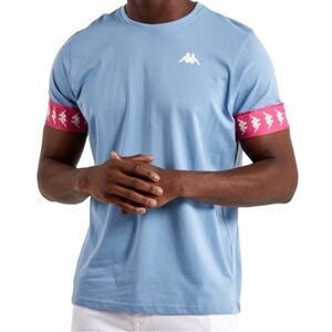 Blue and Pink Kappa Tee